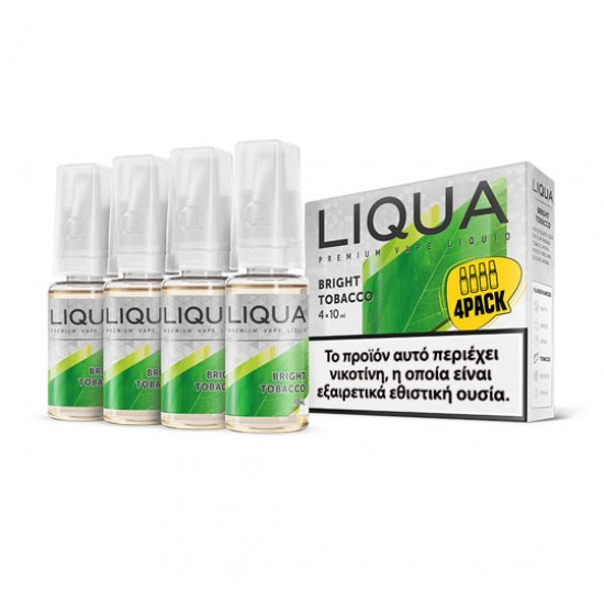 LIQUA BRIGHT TOBACCO 4X10ml