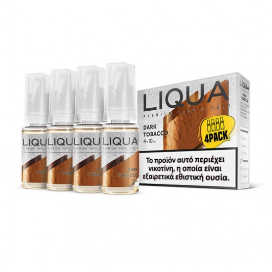 LIQUA DARK TOBACCO 4X10ml