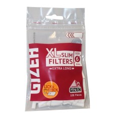 FILTERS GIZEH SLIM 6mm EXTRA LONG 100 PCS