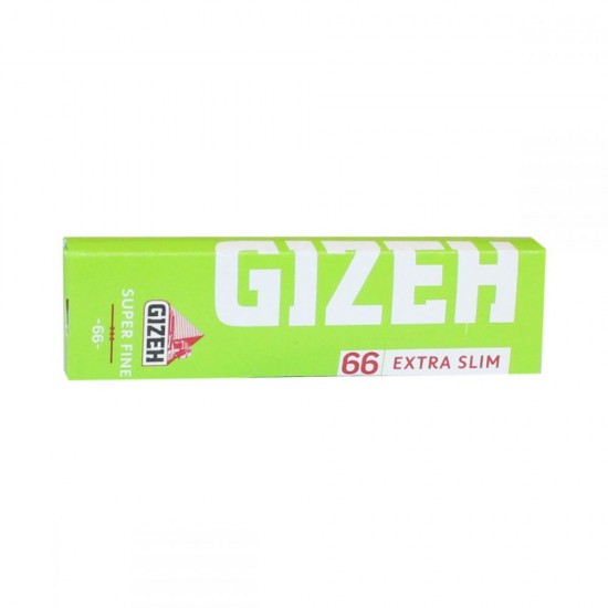 GIZEH ΛΑΧΑΝΙ EXTRA SLIM SUPER FINE 66 ΦΥΛΛΩΝ ΤΣΙΓΑΡΟΧΑΡΤΟ