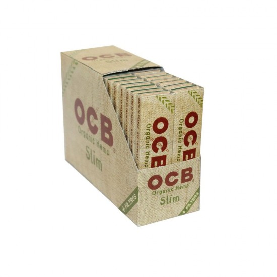 OCB ORGANIC KING SIZE SLIM ΤΣΙΓΑΡΟΧΑΡΤΟ + ΤΖΙΒΑΝΕΣ