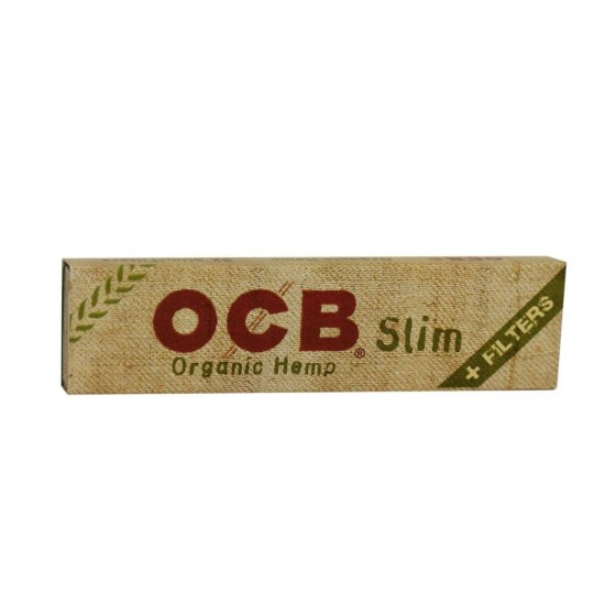 OCB ORGANIC KING SIZE SLIM ΤΣΙΓΑΡΟΧΑΡΤΟ + ΤΖΙΒΑΝΕΣ