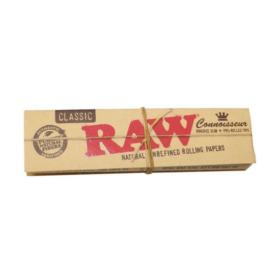 RAW CLASSIC KING SIZE ΤΣΙΓΑΡΟΧΑΡΤΟ + ΕΤΟΙΜΕΣ ΤΖΙΒΑΝΕΣ