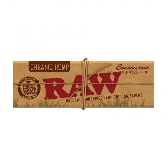 RAW ORGANIC HEMP 1, 1/4 ΤΣΙΓΑΡΟΧΑΡΤΟ + ΤΖΙΒΑΝΕΣ